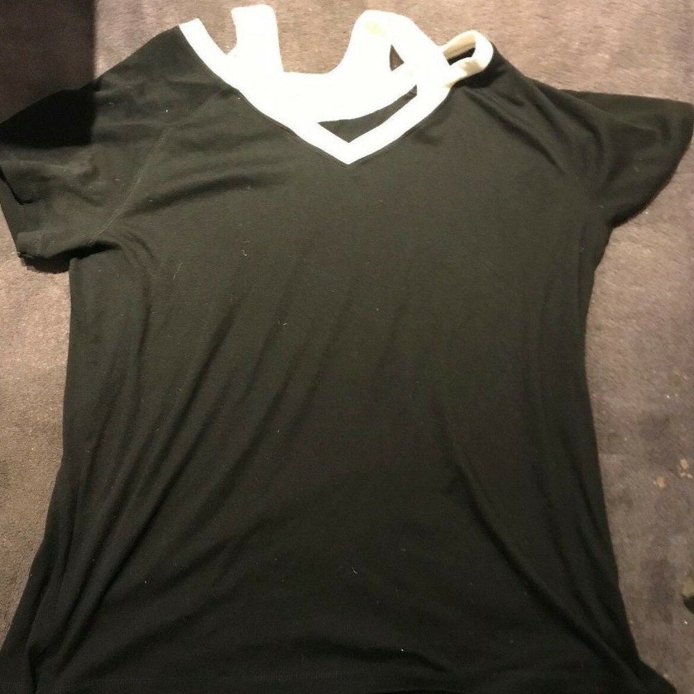 AMERICAN COMFORT COLD SHOULDER TOP 2X